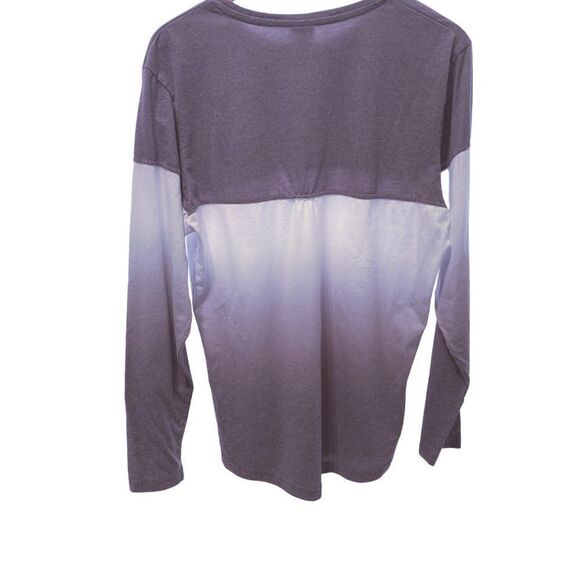 Crosshatch Black Label Mauve Ombre Long Sleeve Tee - Picture 3 of 3